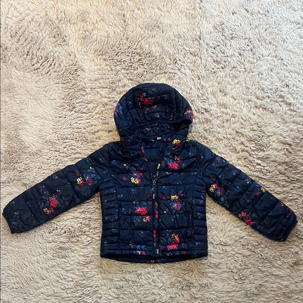 GAP Kids Floral Puffer Jacket 🌸
